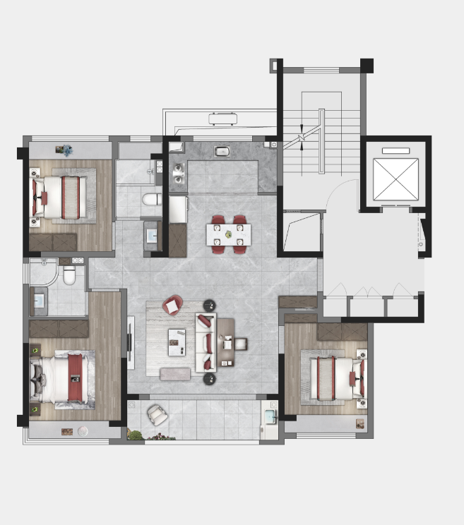 尊龙凯时：建发联发青云上-上海（建发联发青云上）楼盘详情建楼盘详情户型(图23)